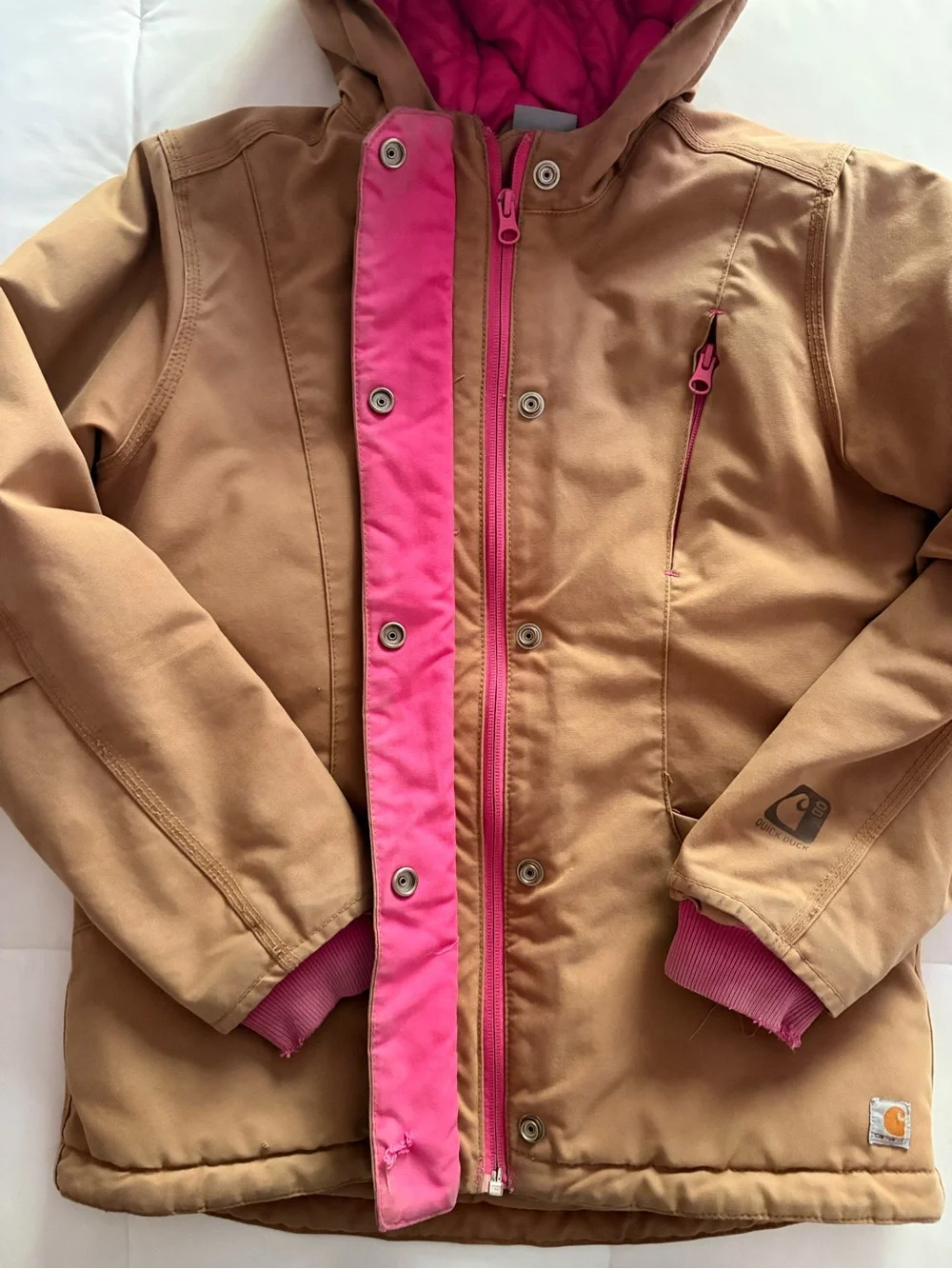Girls Carhartt Quick Duck Jacket 10/12